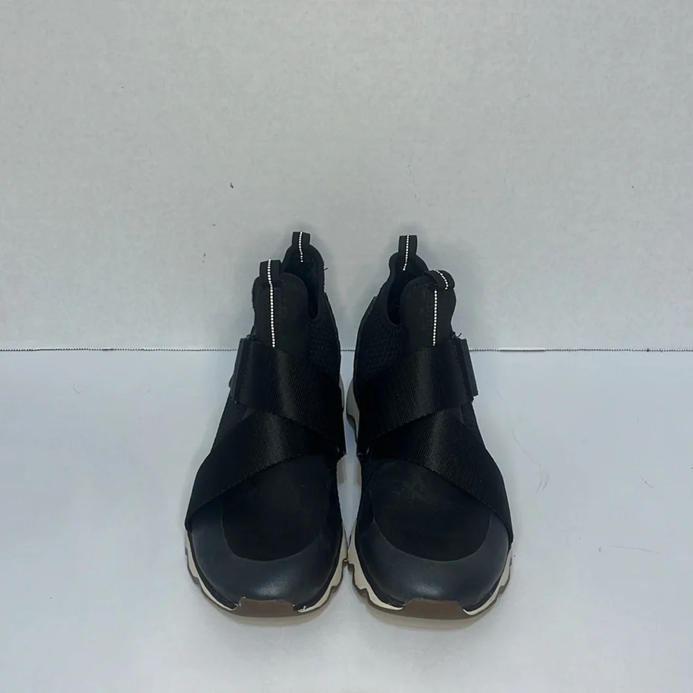 Sorel Womens Kinetic Sneak NL3374-010 Black Slip On Sneaker Shoes US 8.5‎